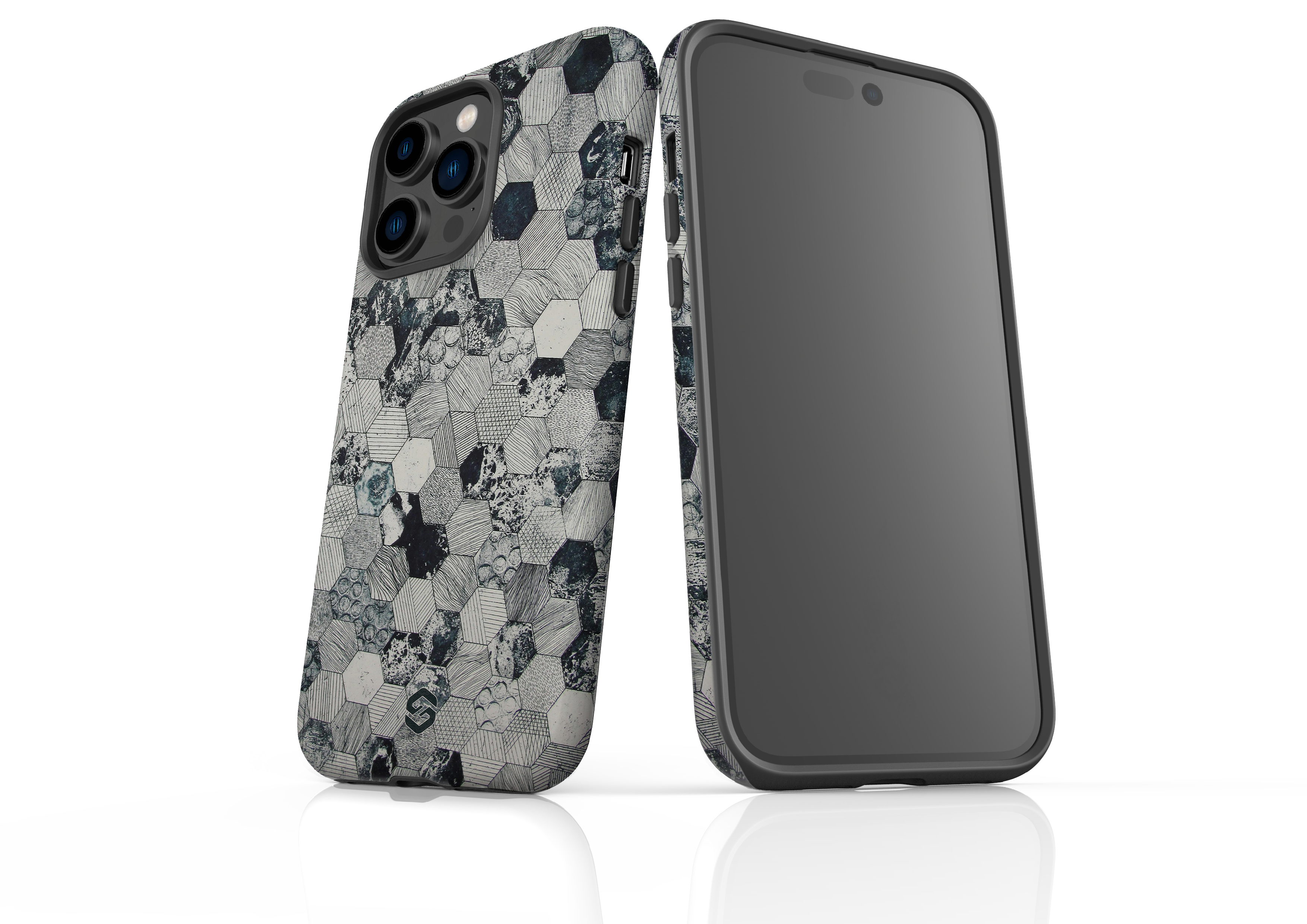 Monochrome Mosaic Case - iPhone 14 Series