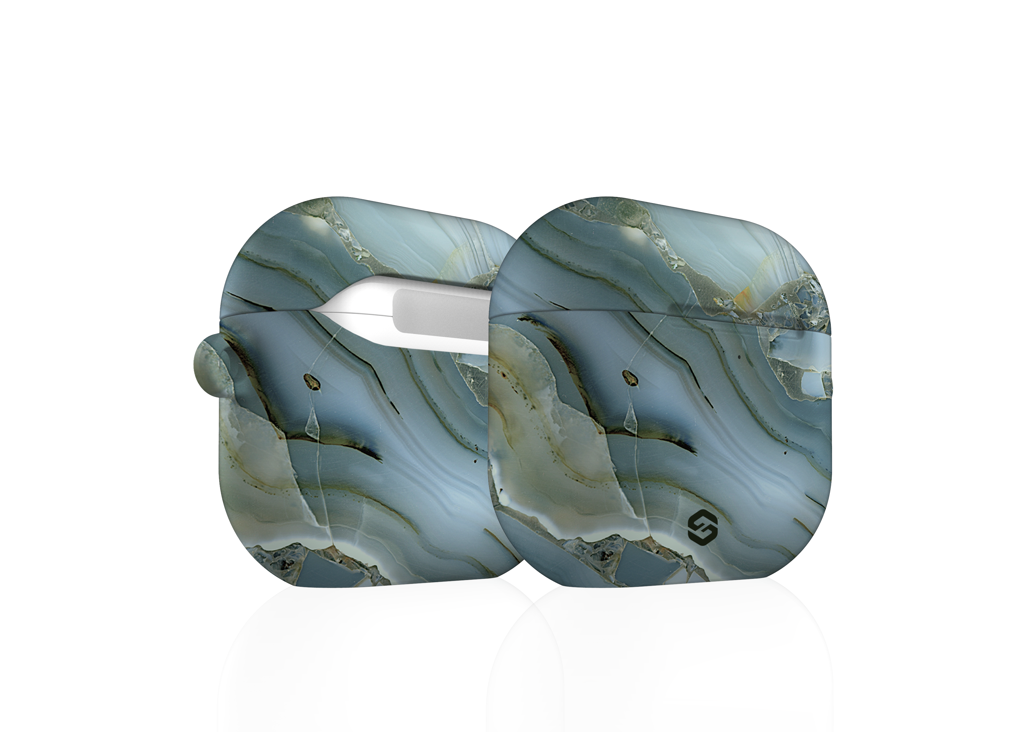 Sage Marble AirPods 4 Case