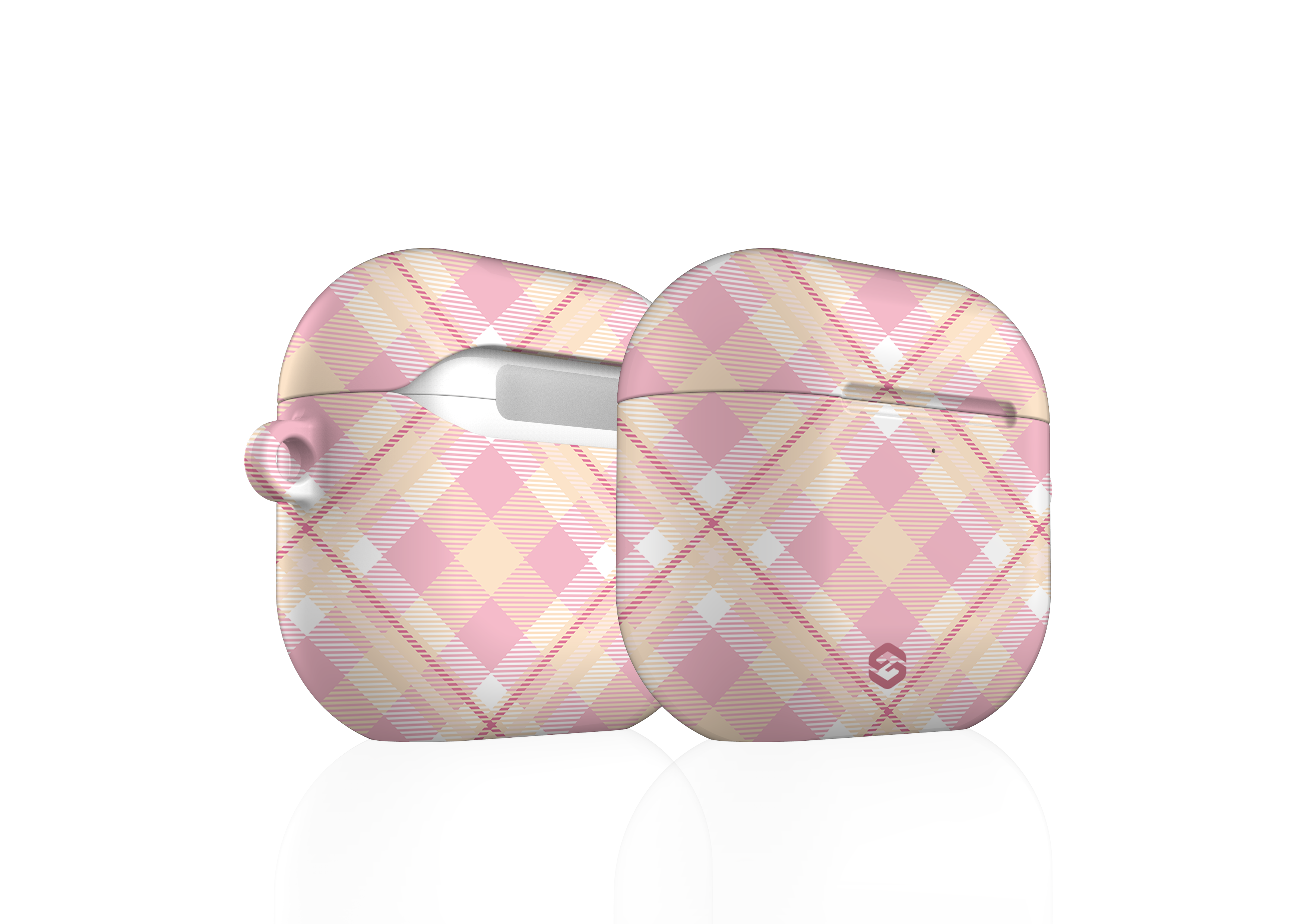 Pastel Check Airpods 4 Case