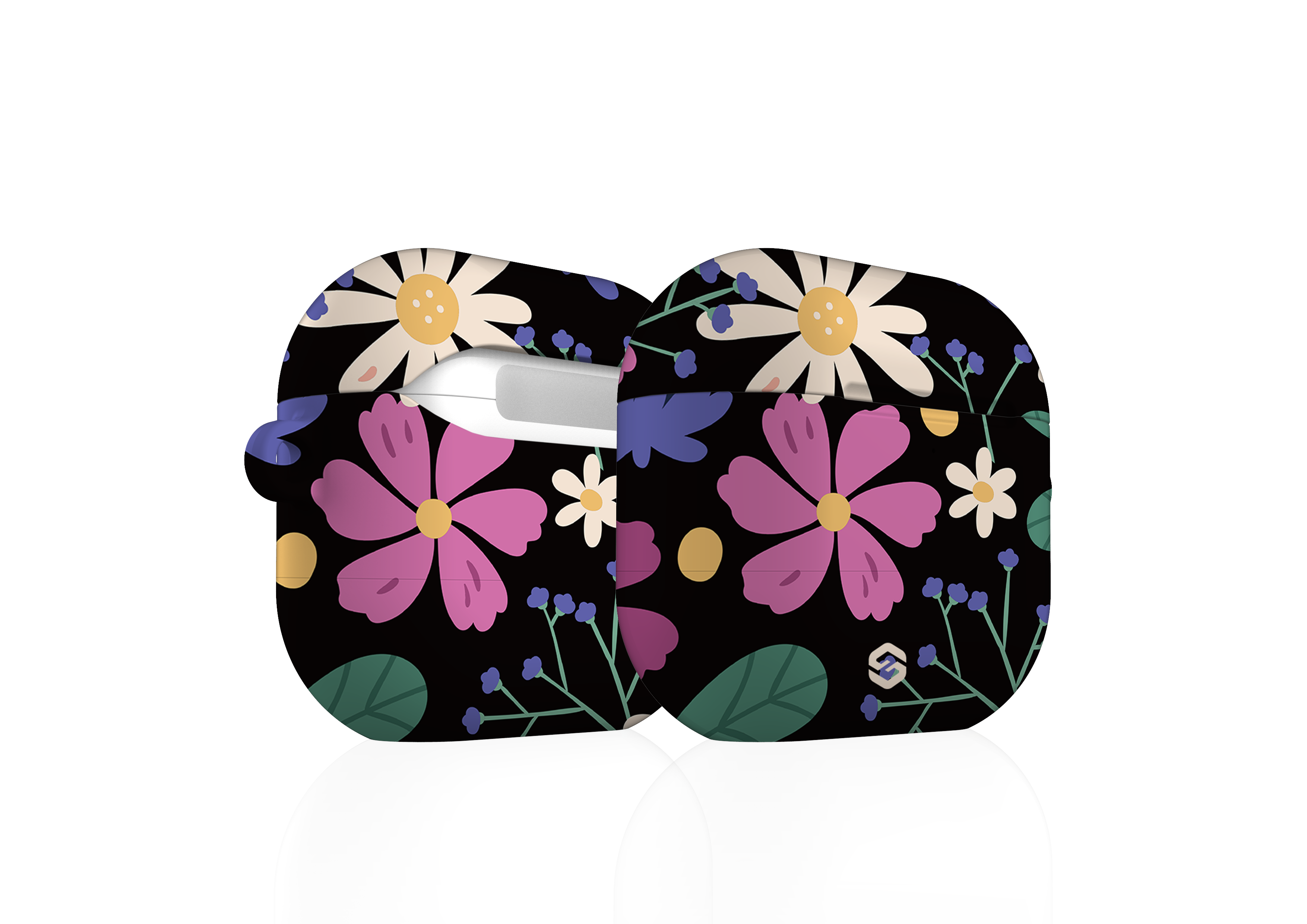 Midnight Bloom Airpods 4 Case