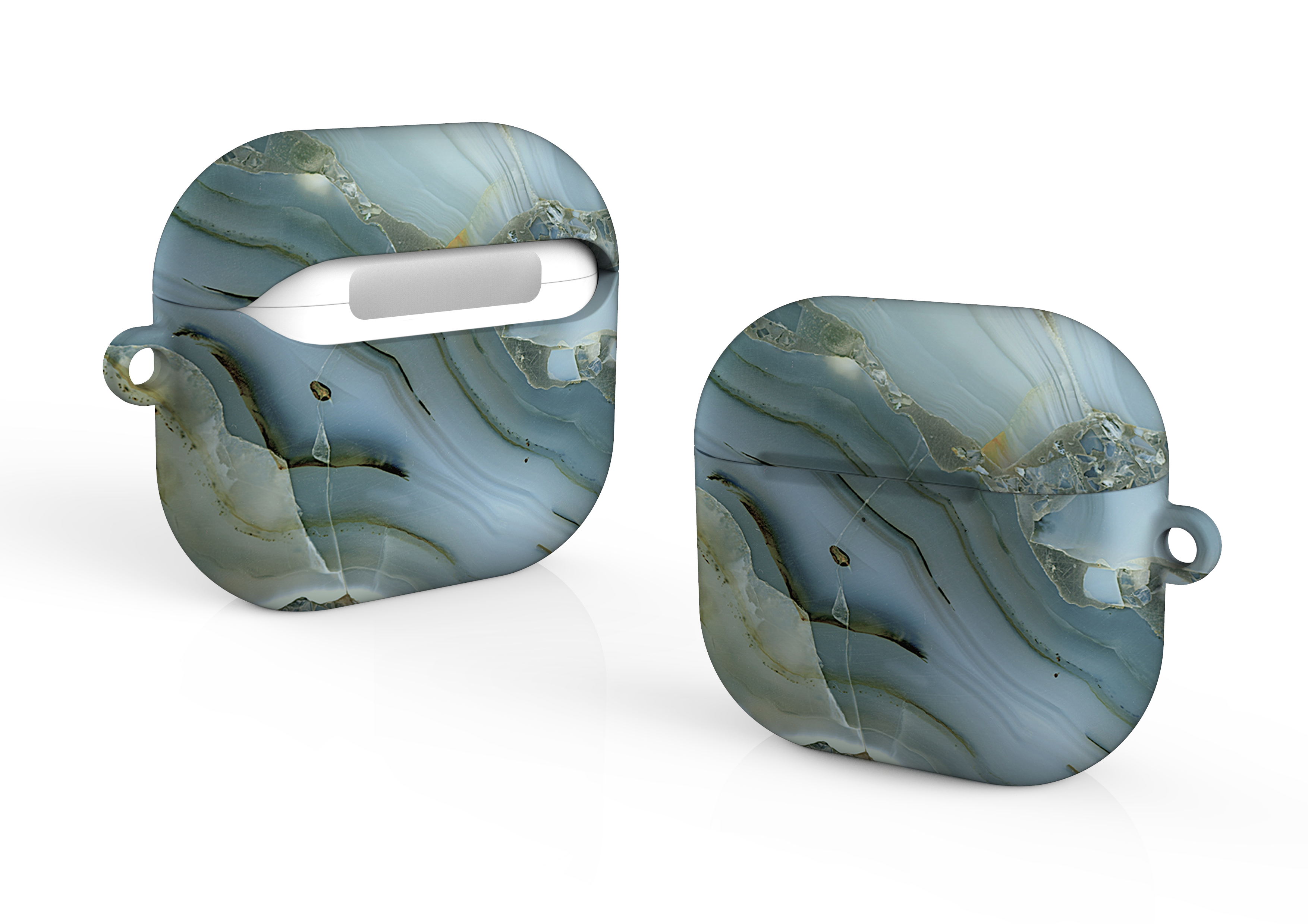 Sage Marble AirPods 4 Case