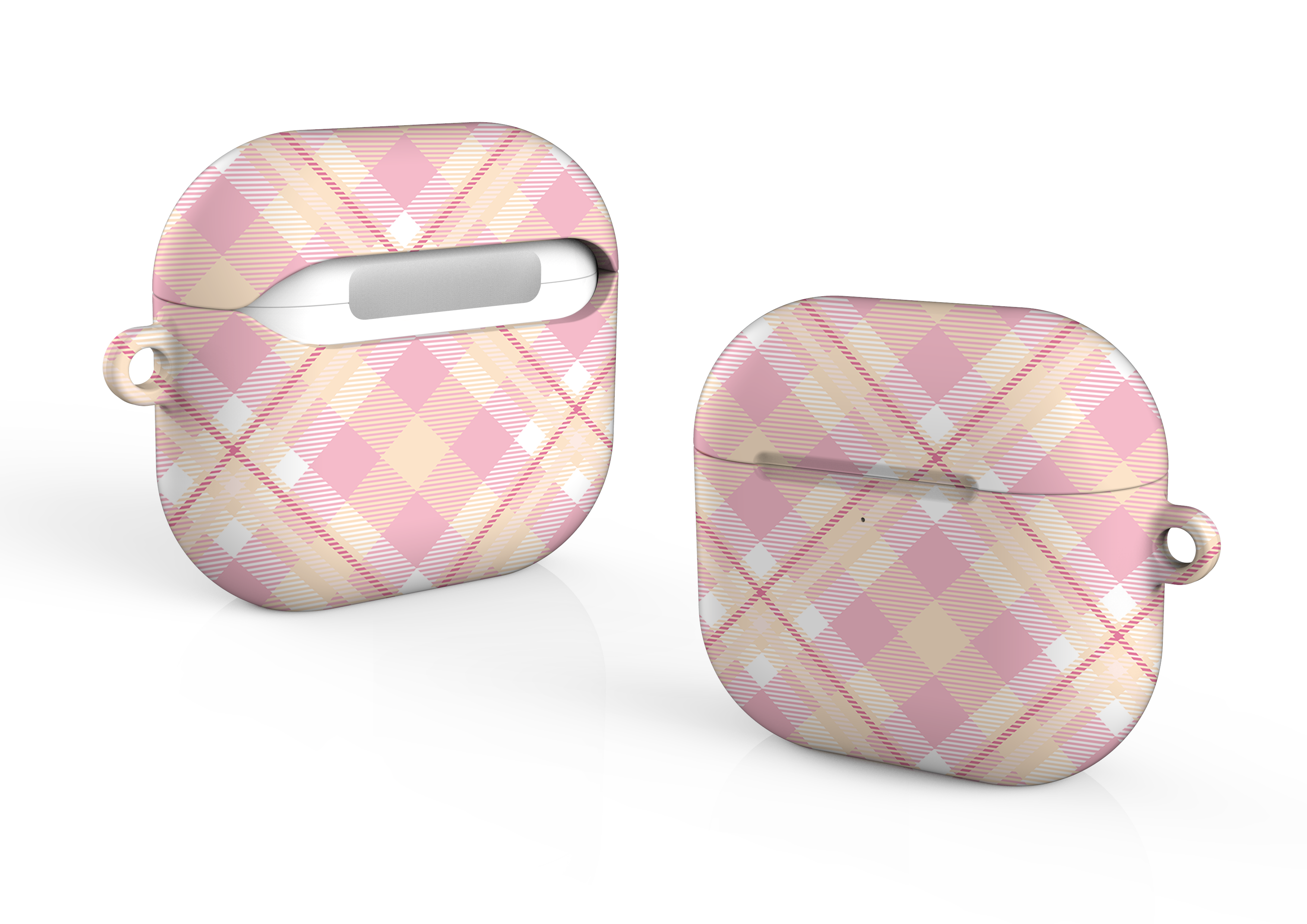 Pastel Check Airpods 4 Case