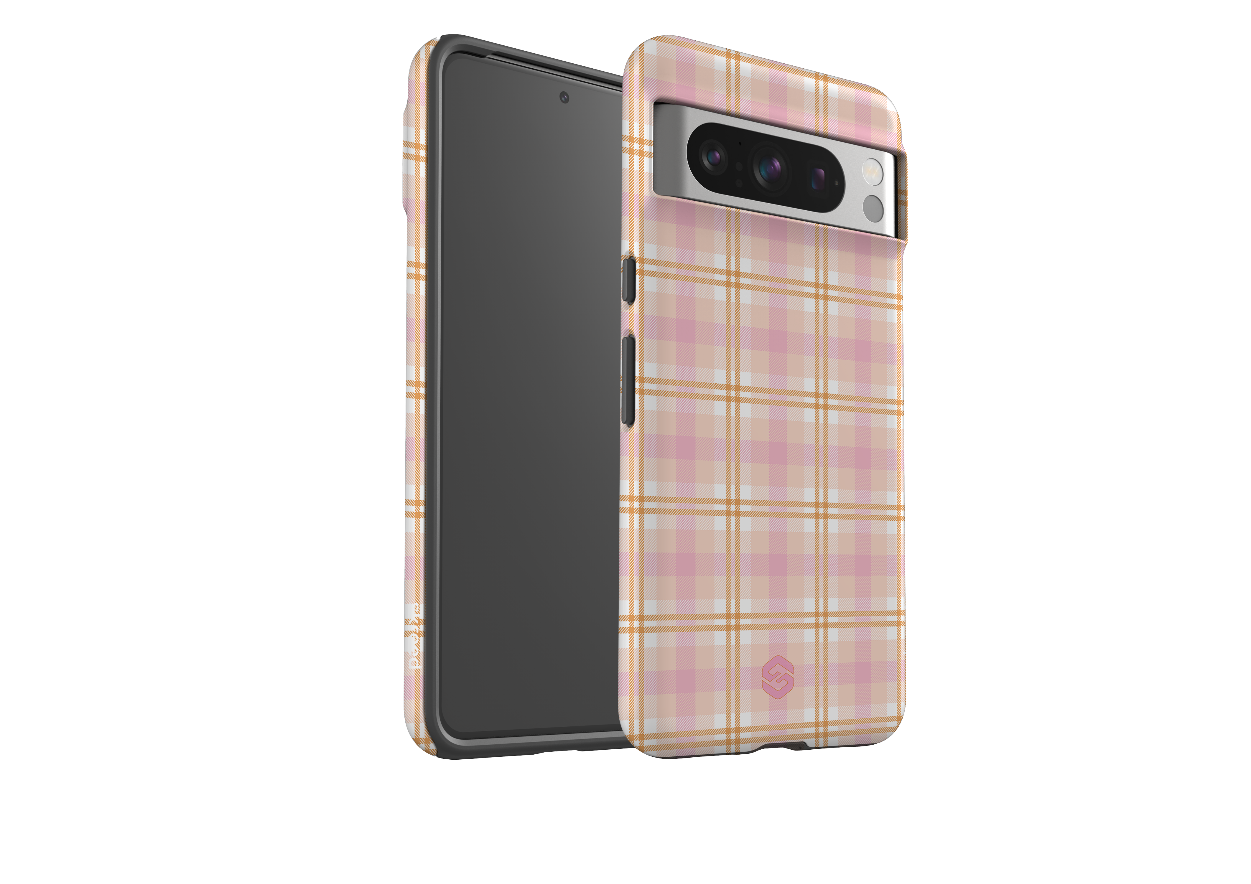 Beige Check Case - Google Pixel Series