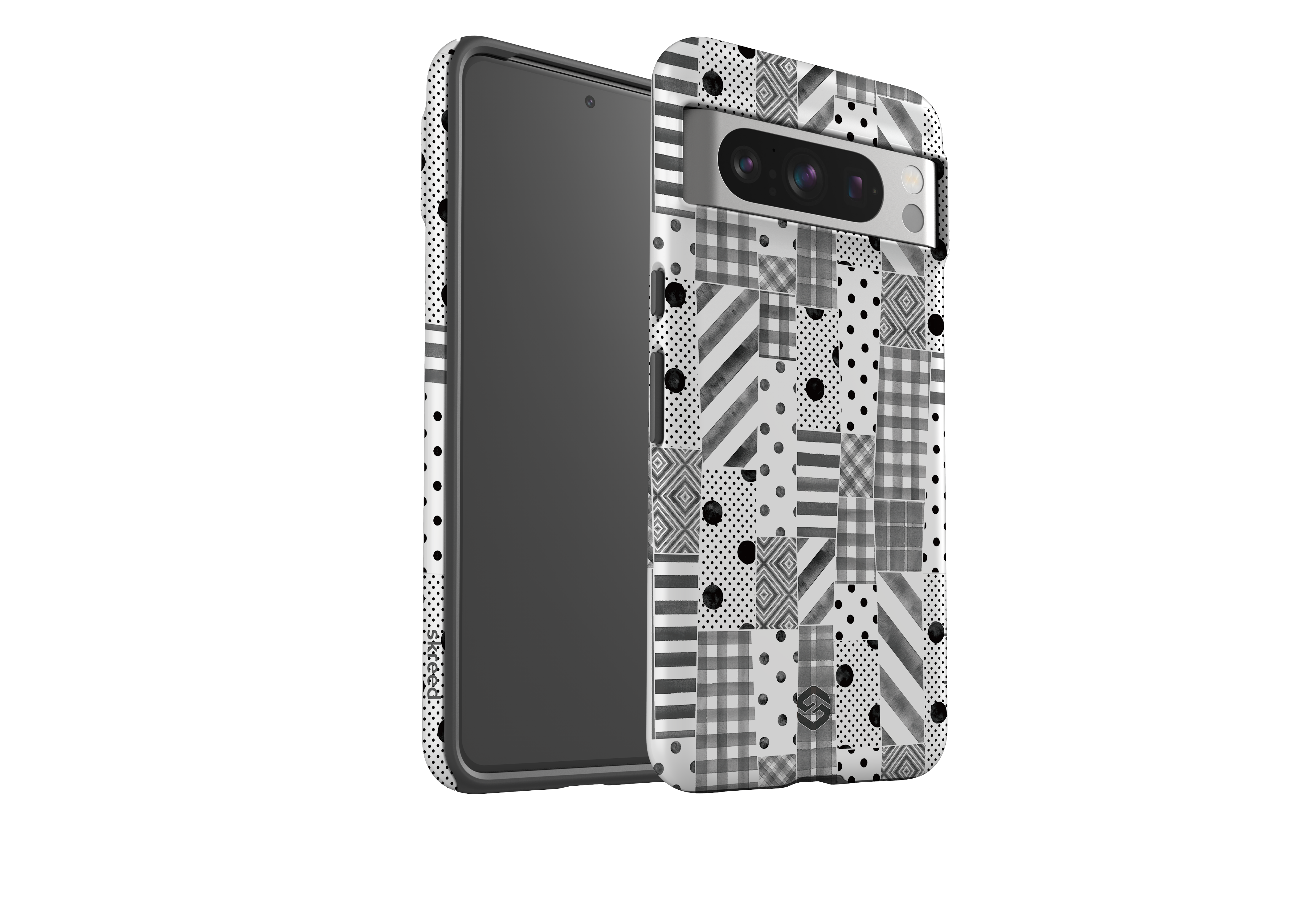 Monochrome Patchwork Case - Google Pixel Series