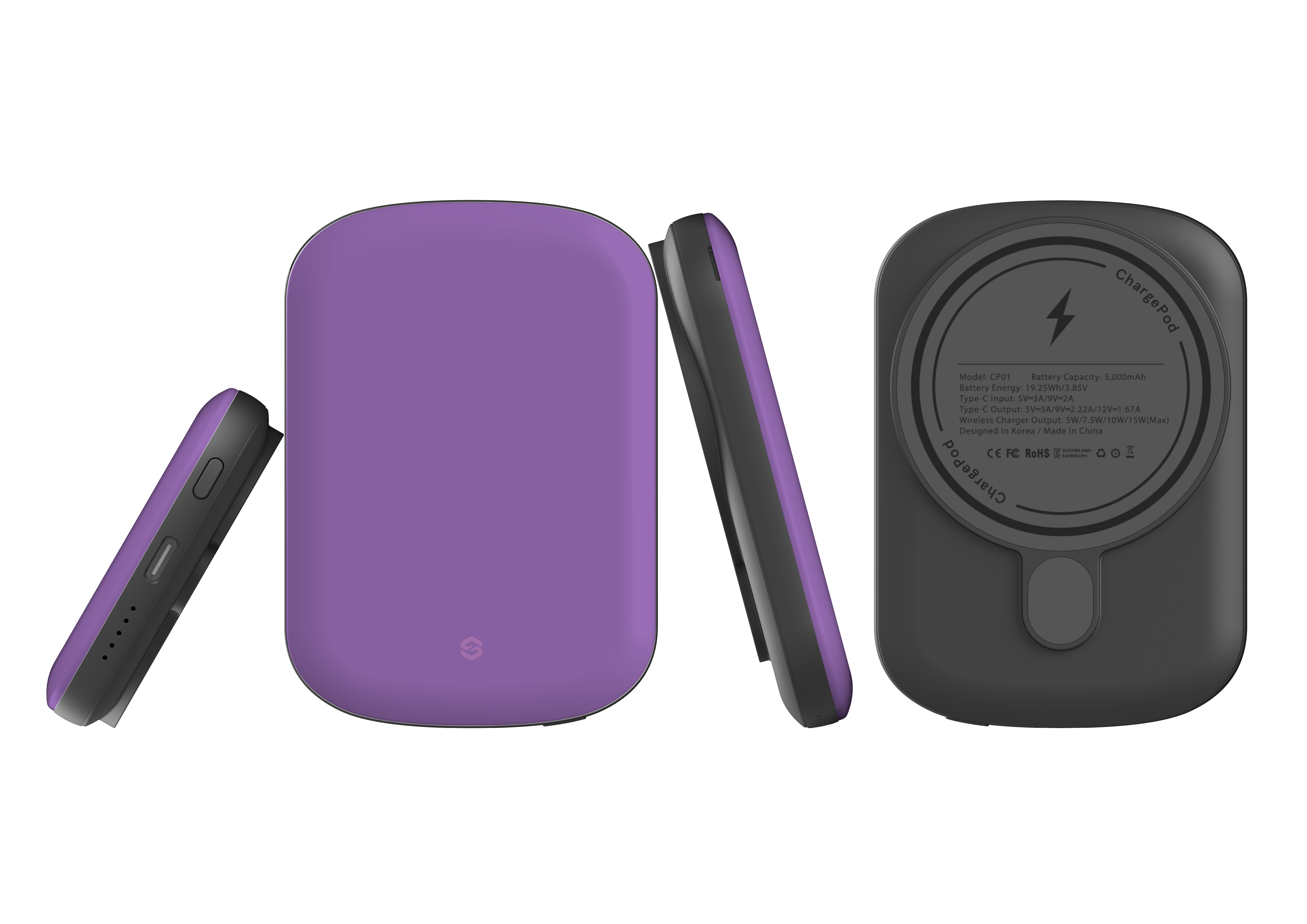 Vivid Violet MagSafe Power Bank