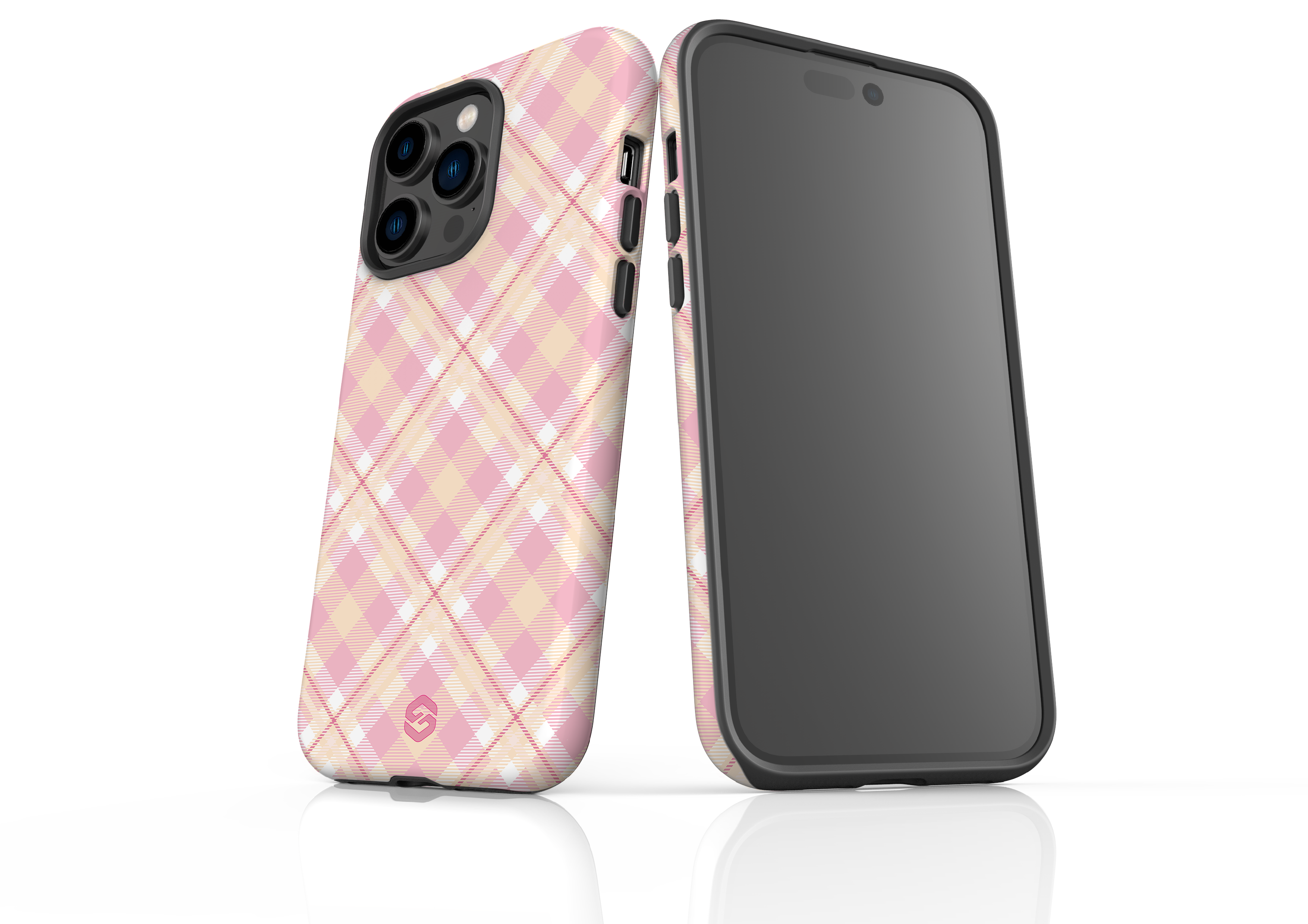 Pastel Check Case - iPhone 14 Series