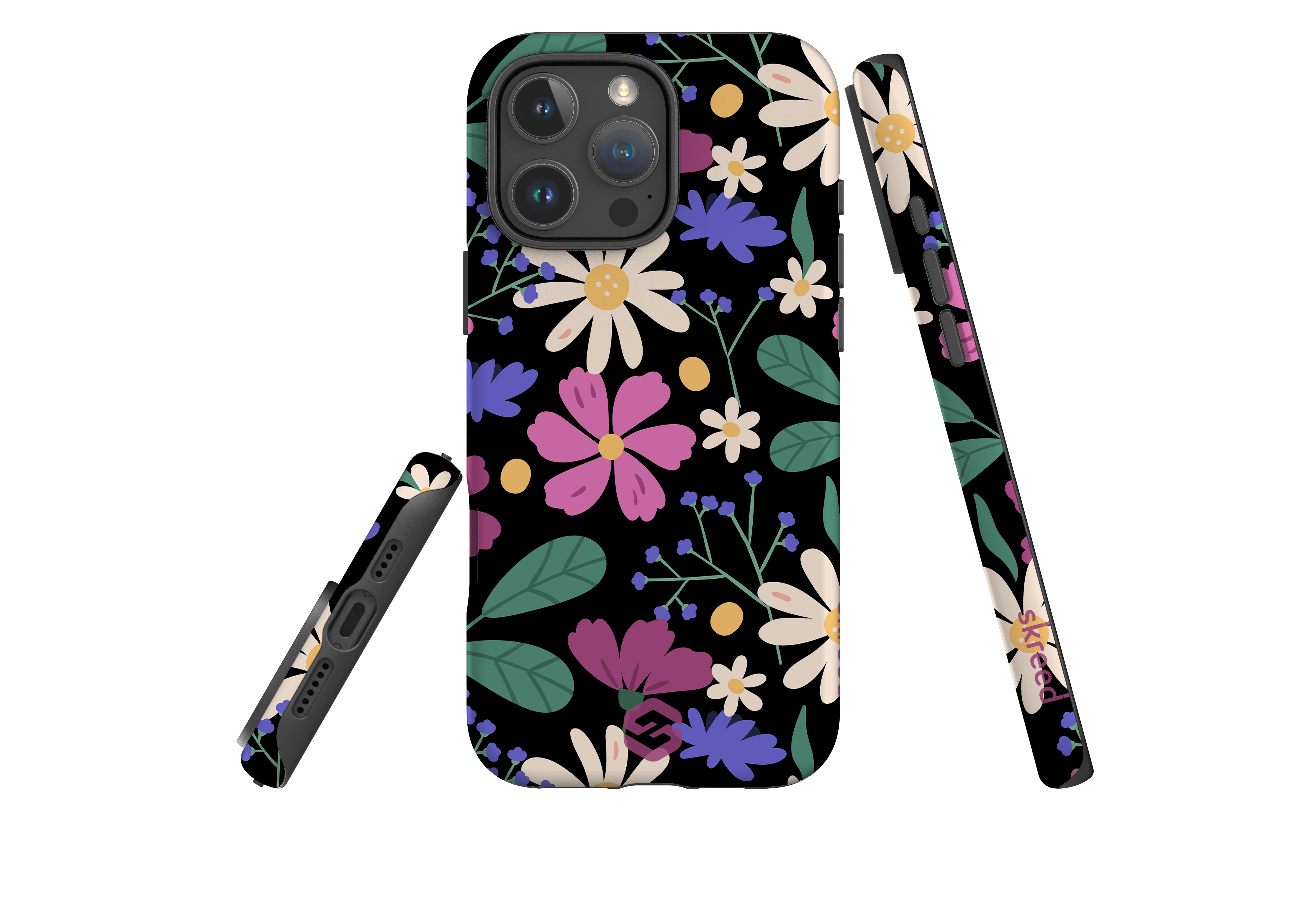 Midnight Bloom Case - iPhone 16 Series