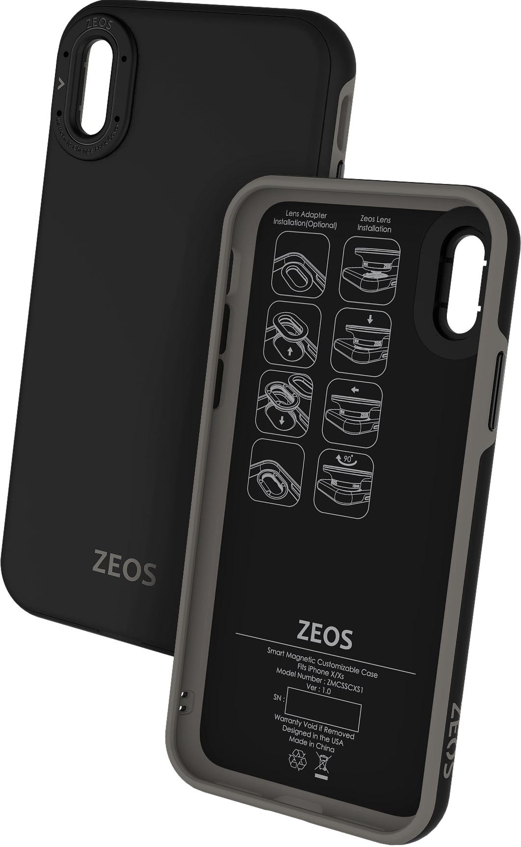 ZEOS 3 in 1 Battery Case for iPhone SE