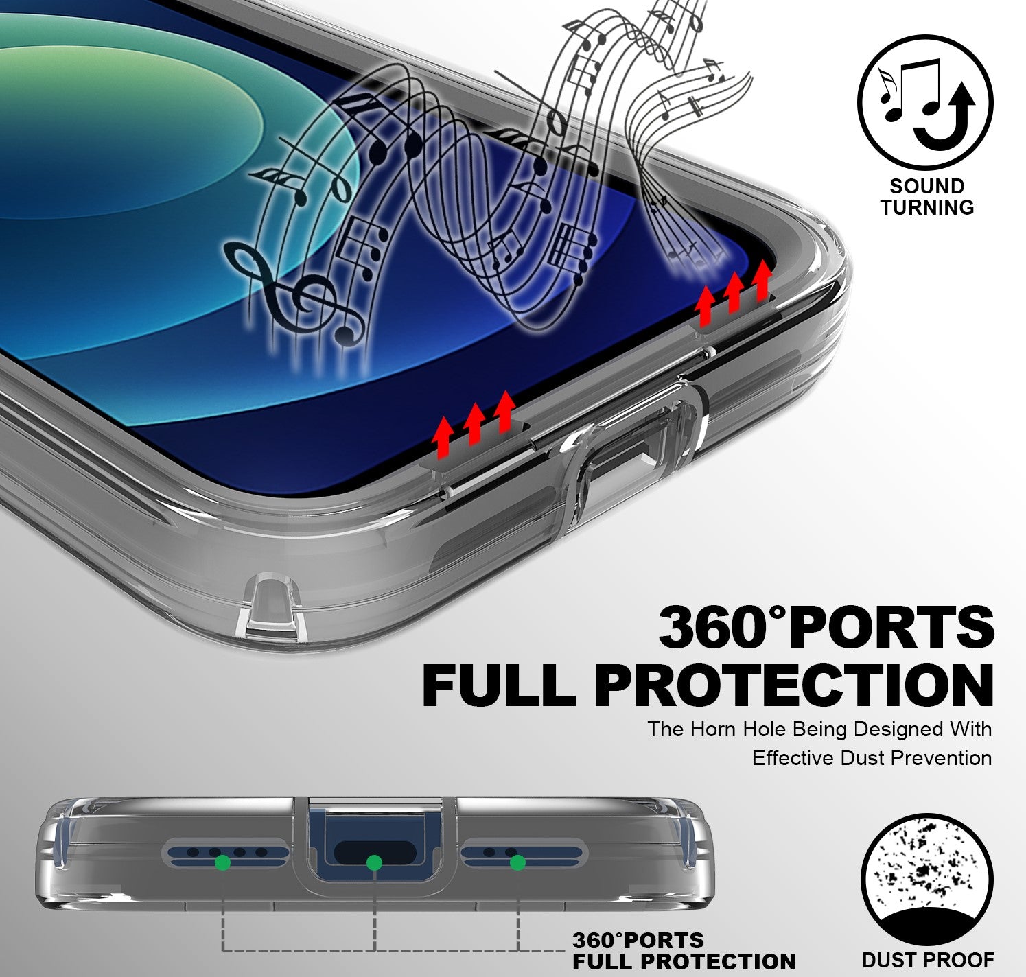 ZEOS Klarity-XT Clear Case for iPhone 12 Mini