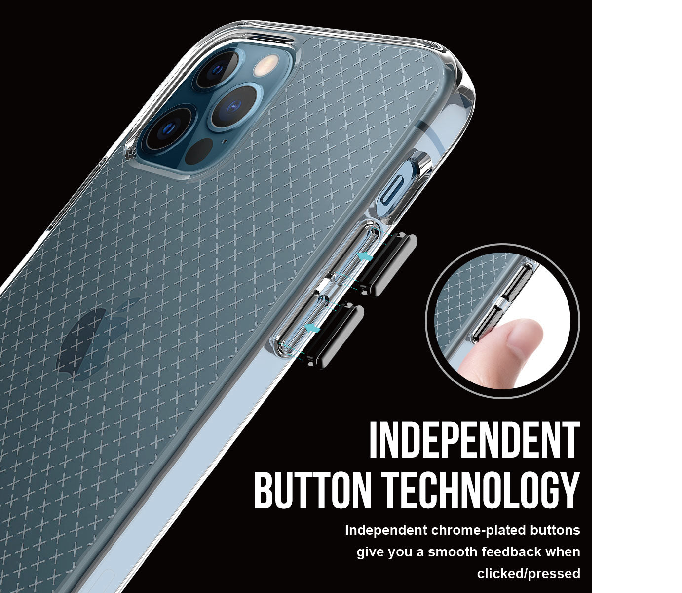 ZEOS KLARITY-X Clear CASE for iPhone 12 Pro Max