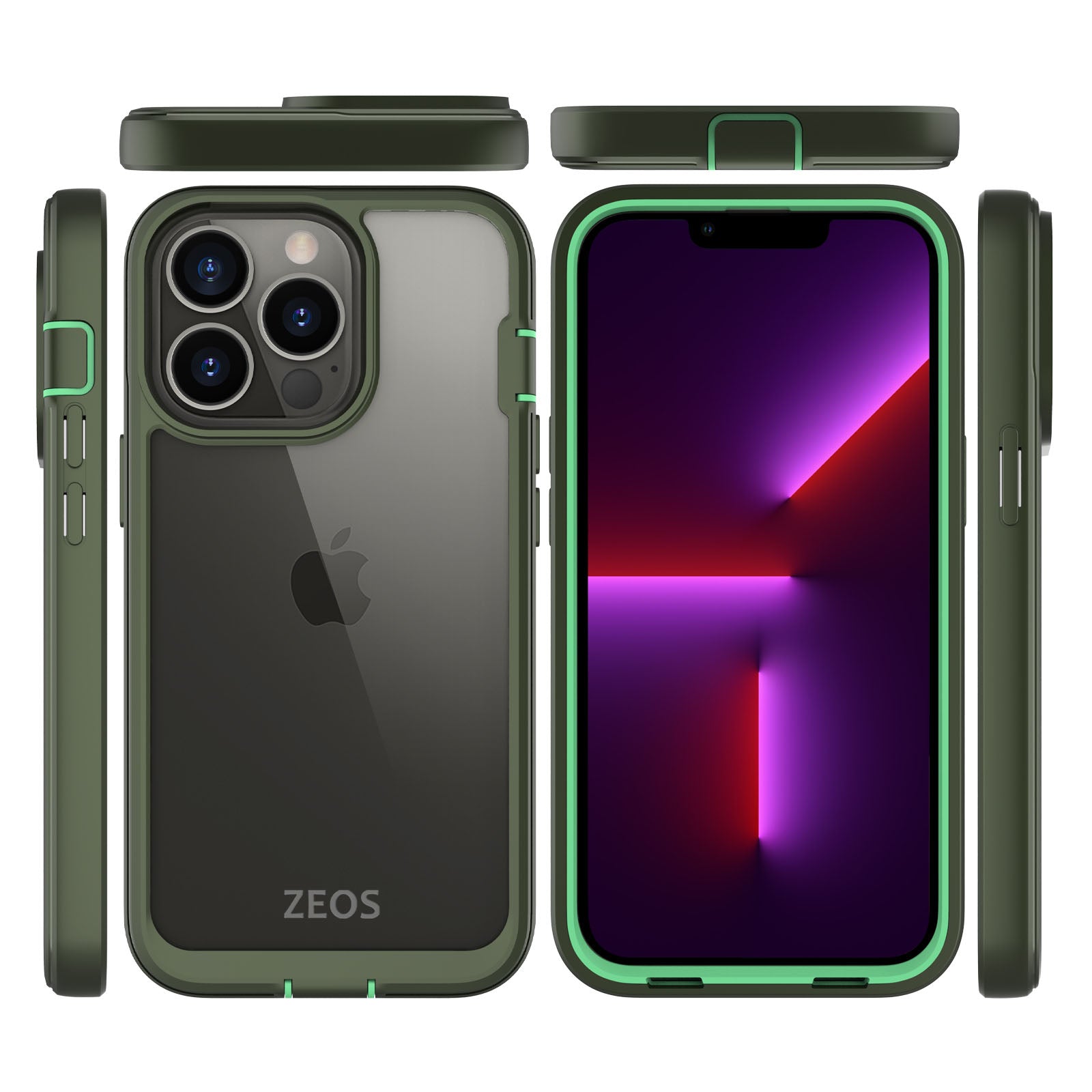 ZEOS Terrain Clear Case for iPhone 13 Pro