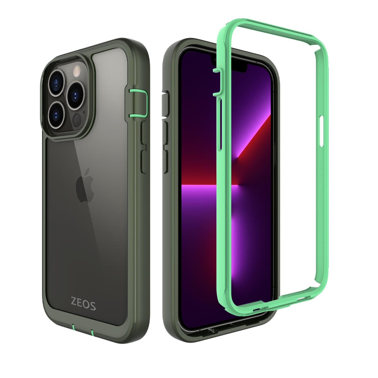 ZEOS Terrain Clear Case for iPhone 13 Pro