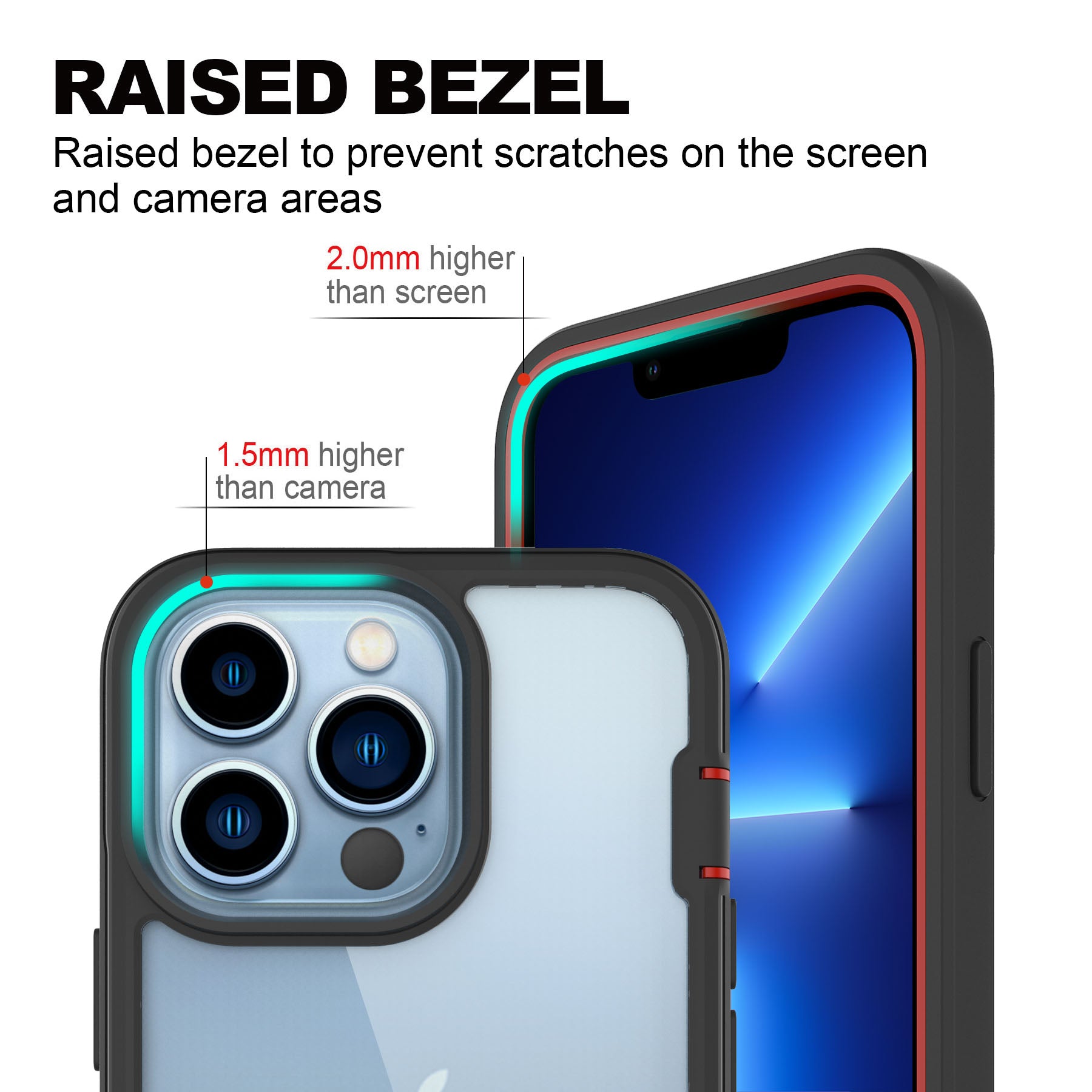 ZEOS Terrain Clear Case for iPhone 13 Pro