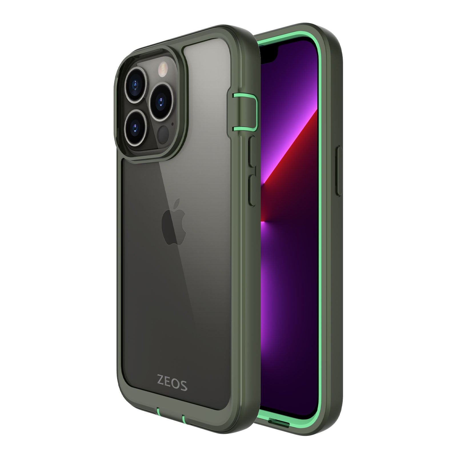 ZEOS Terrain Clear Case for iPhone 13 Pro