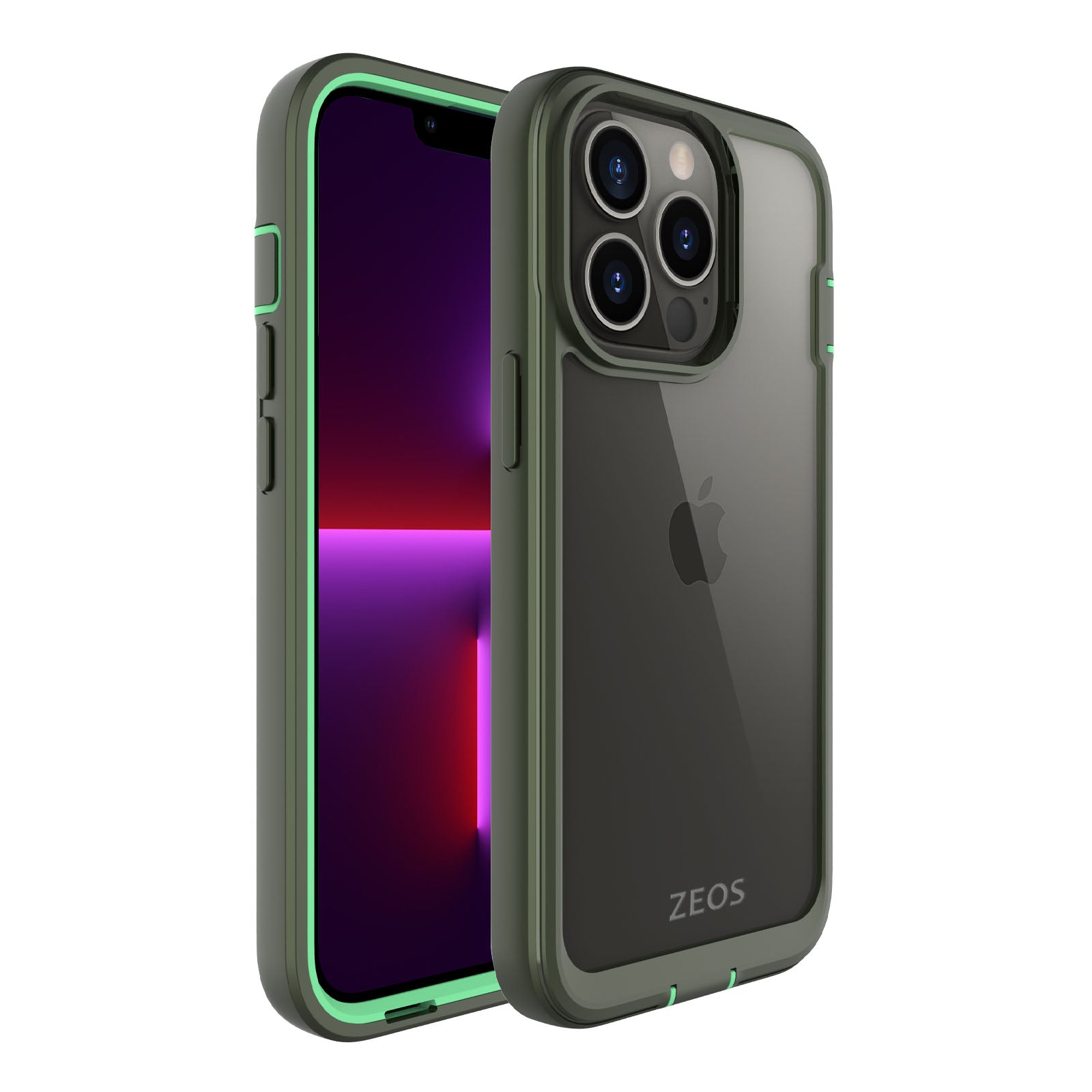 ZEOS Terrain Clear Case for iPhone 13 Pro
