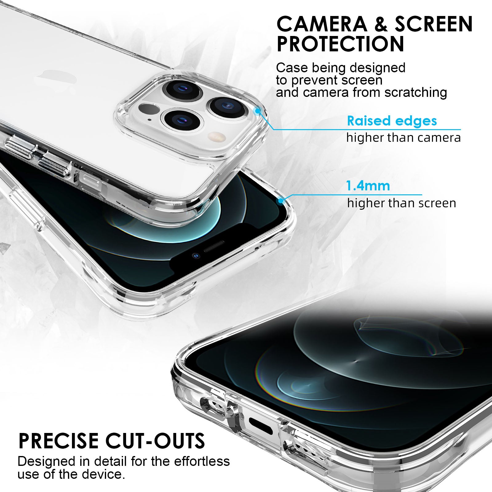 ZEOS KLARITY Clear CASE for iPhone 13 Pro Max