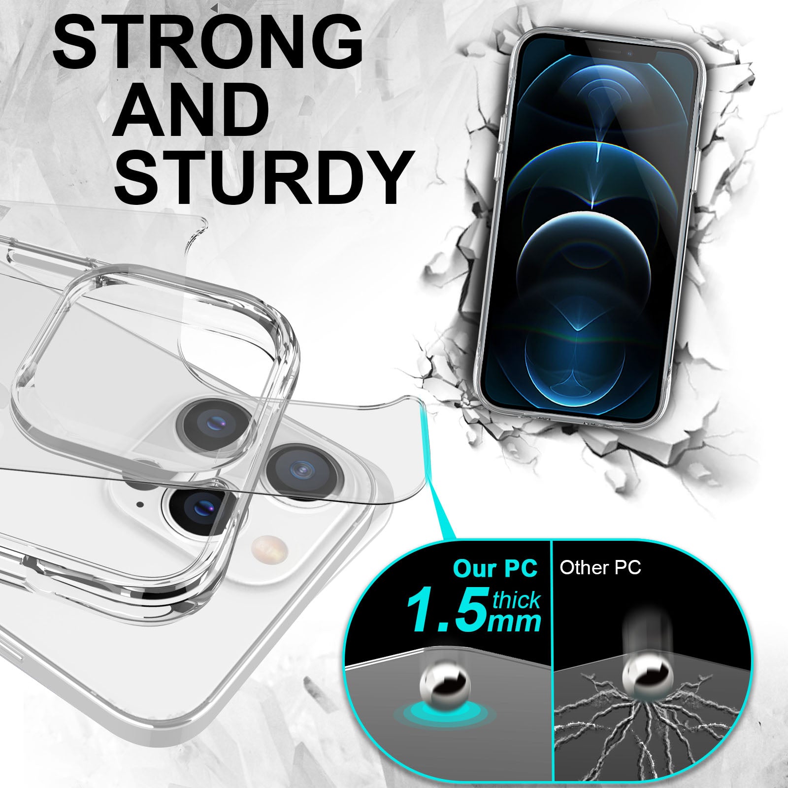 ZEOS KLARITY Clear CASE for iPhone 13 Pro