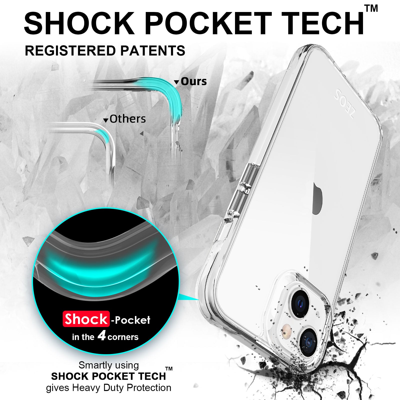 ZEOS KLARITY Clear CASE for iPhone 13