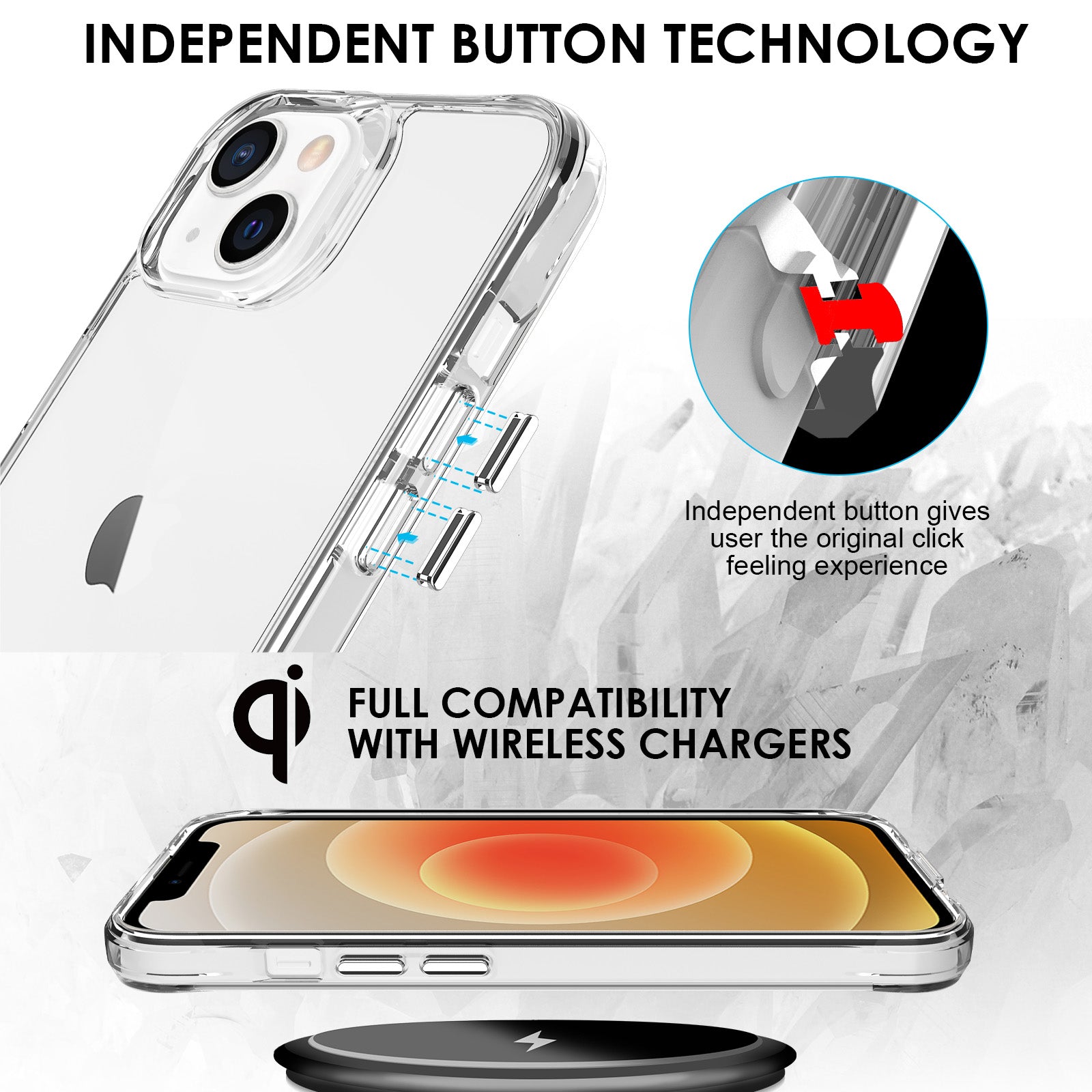 ZEOS KLARITY Clear CASE for iPhone 13