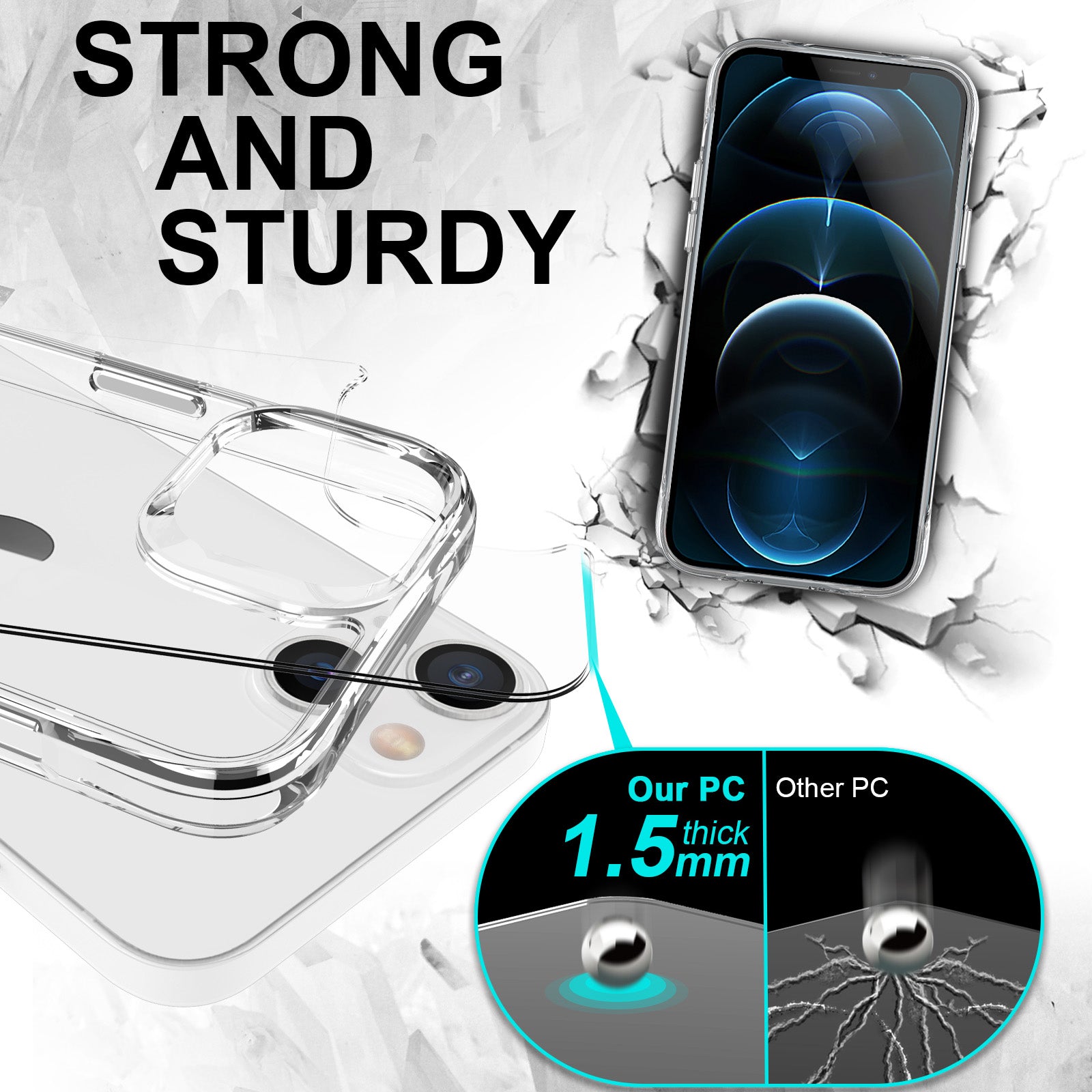 ZEOS KLARITY Clear CASE for iPhone 13