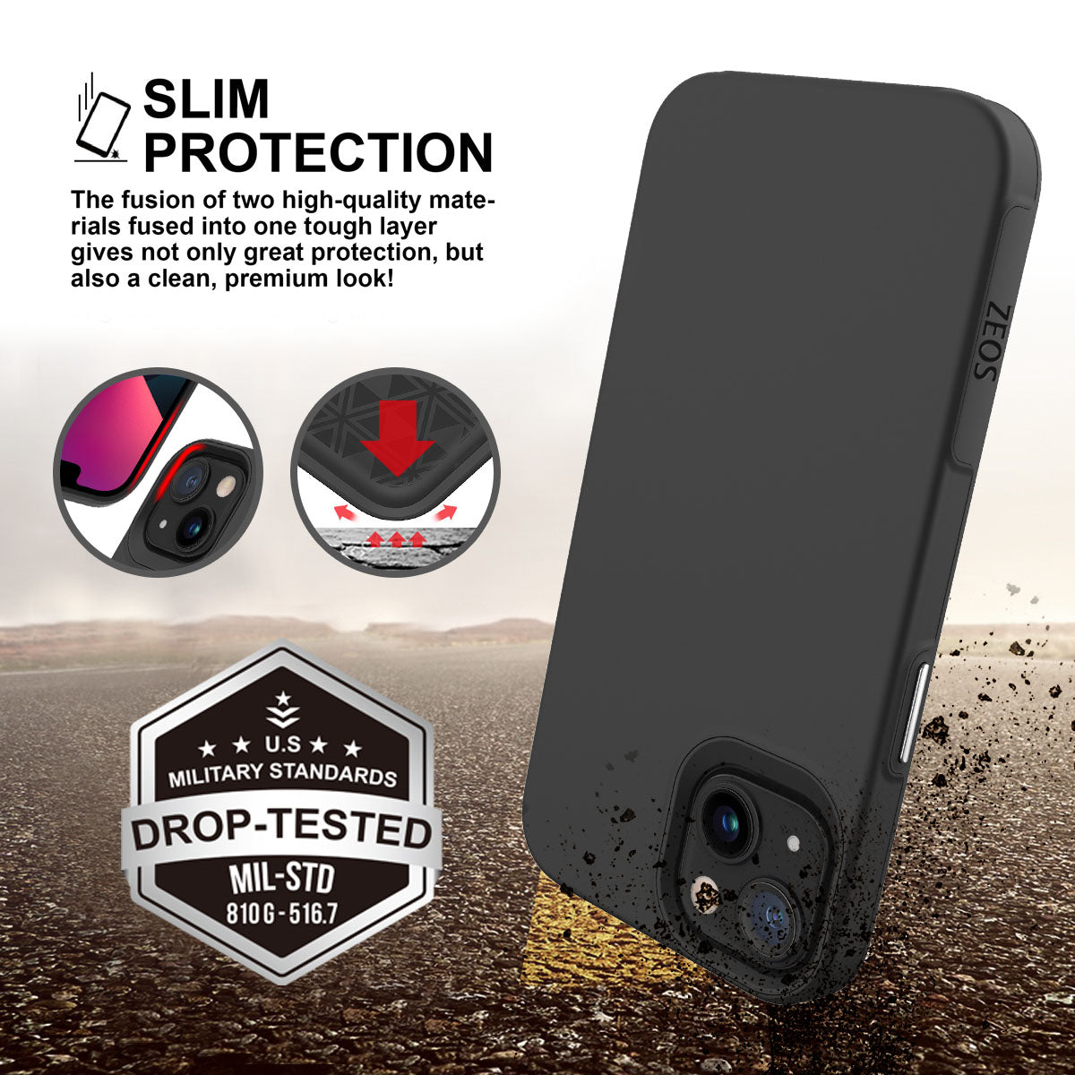 ZEOS Pulse Fusion case for iPhone 13