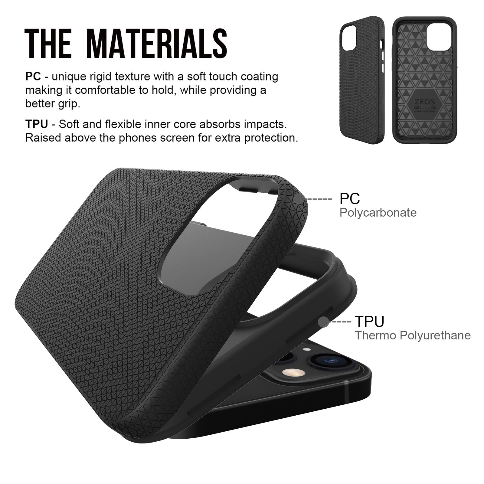 ZEOS Sphinx  Layer Case for iPhone 13s(Sample)