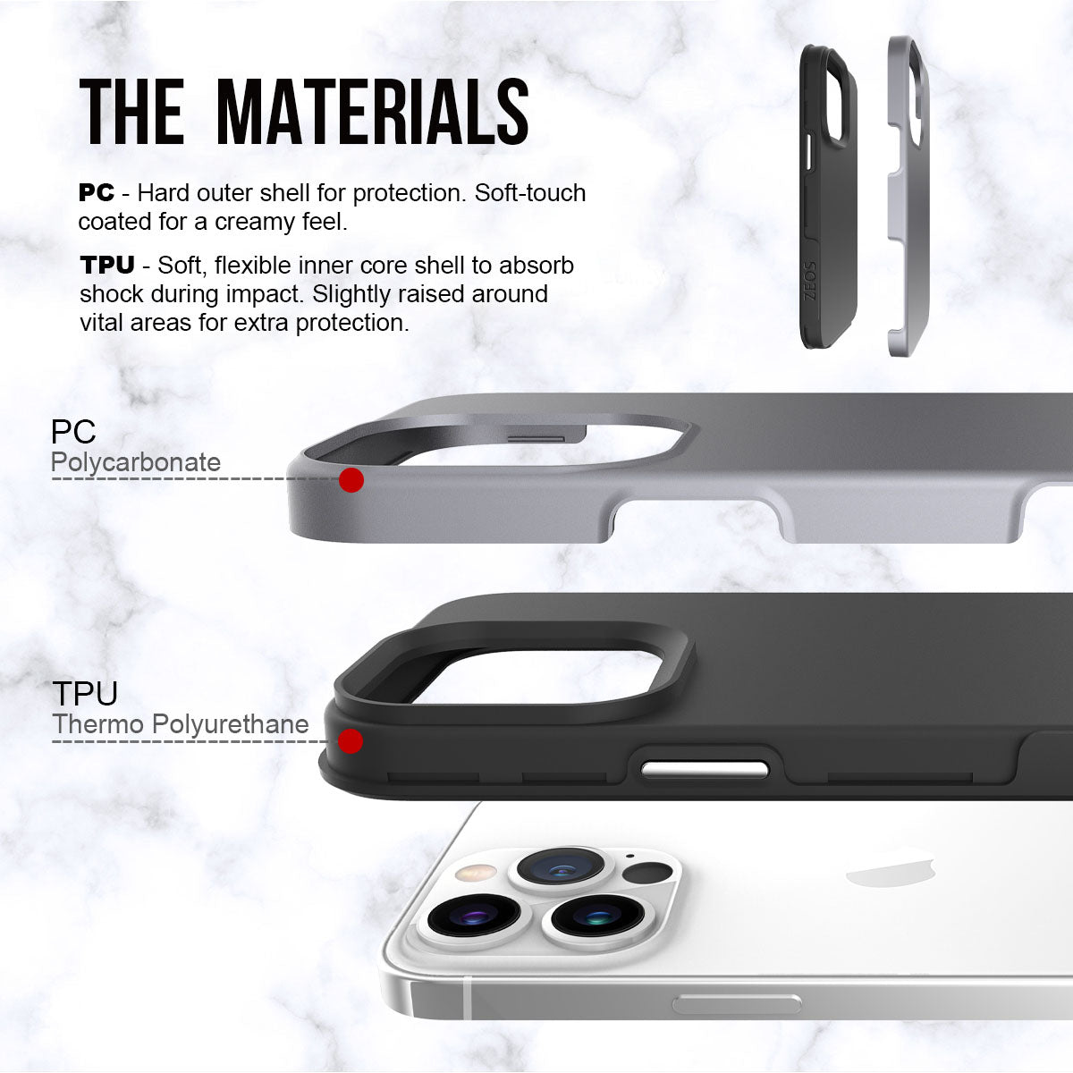 ZEOS Pulse Fusion case for iPhone 13 Pro