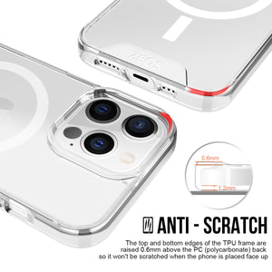 ZEOS KLARITY-MS Magnetic Protective Clear CASE for iPhone 13 Pro Max - Zeosmobile.com