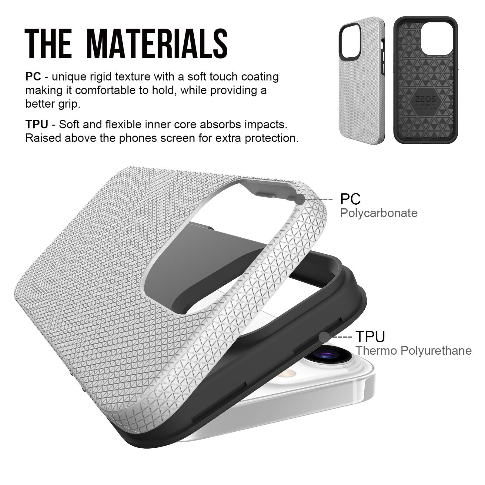 ZEOS Sphinx Dual Layer Case for iPhone 13 Pro