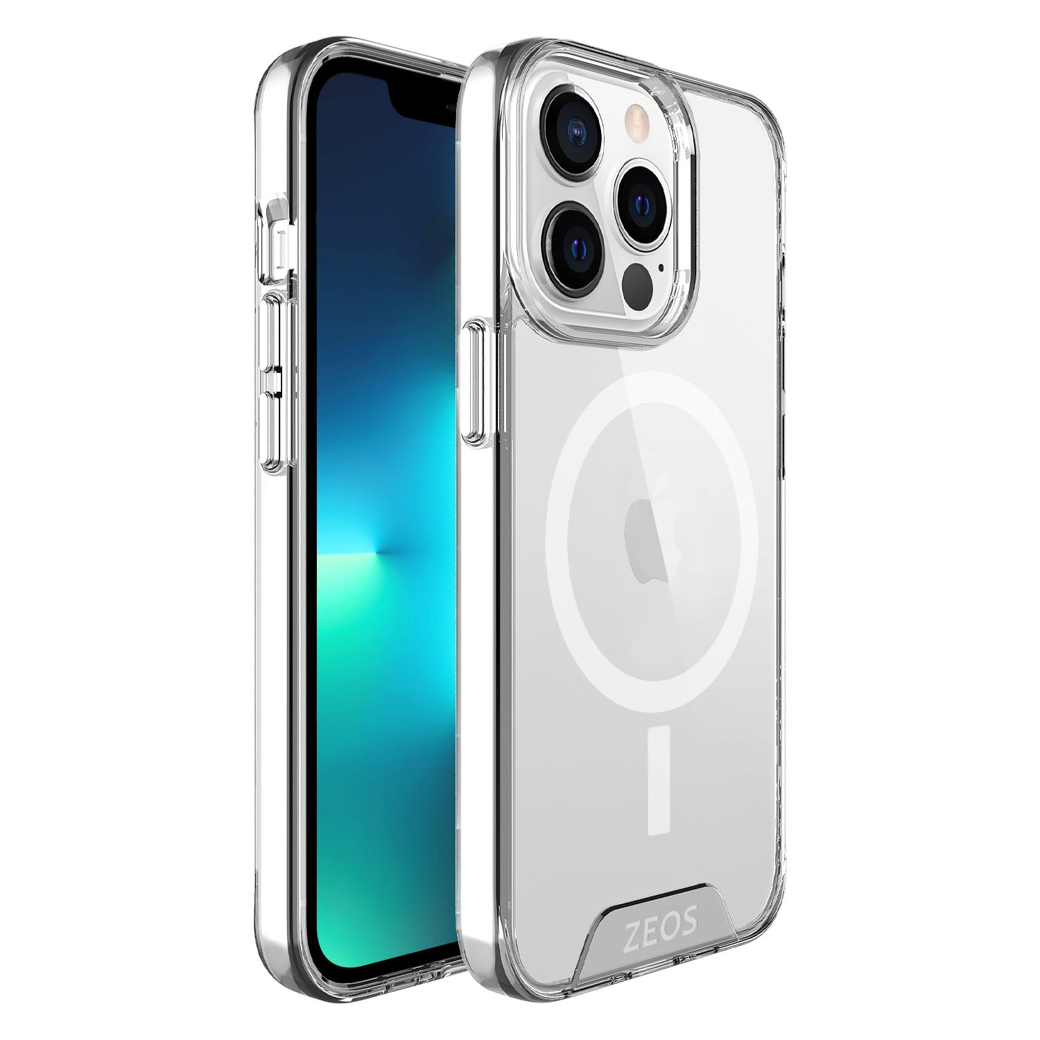 ZEOS KLARITY-MS Magnetic Protective Clear CASE for  iPhone 13 Pro