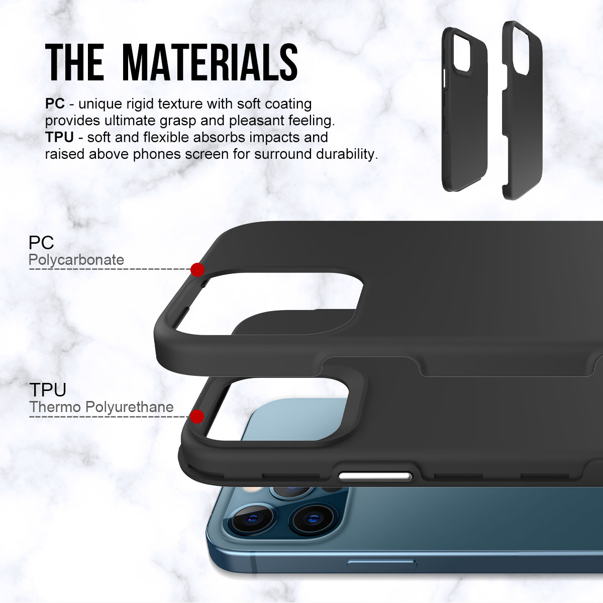 ZEOS Pulse Fusion Case for iPhone 12 Pro Max