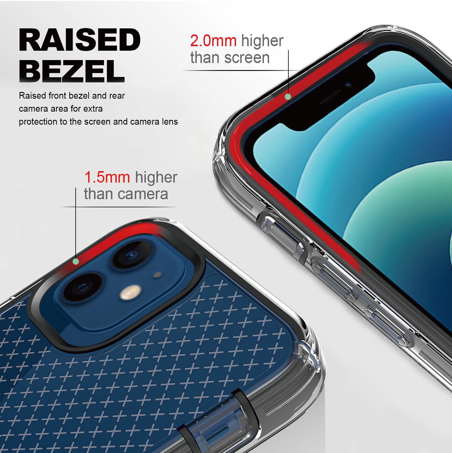 ZEOS Klarity-XT Clear Case for iPhone 13