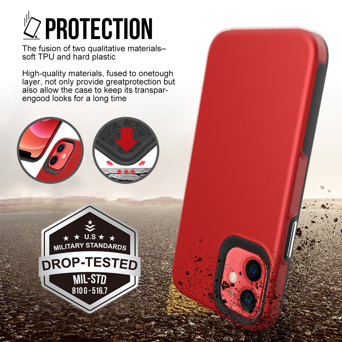 ZEOS Pulse Fusion Case for iPhone 12 Mini