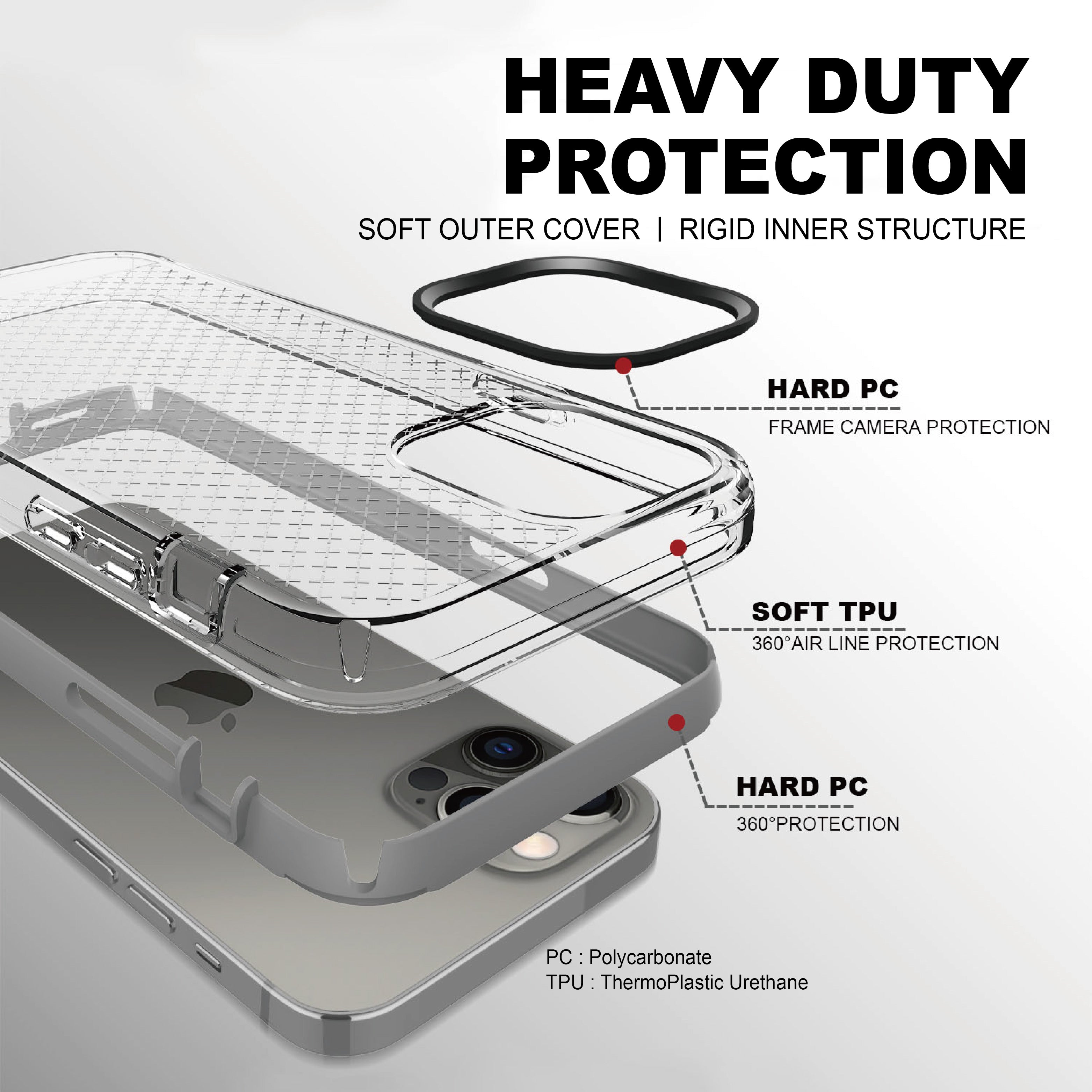 ZEOS Klarity-XT Clear Case for iPhone 13 Pro