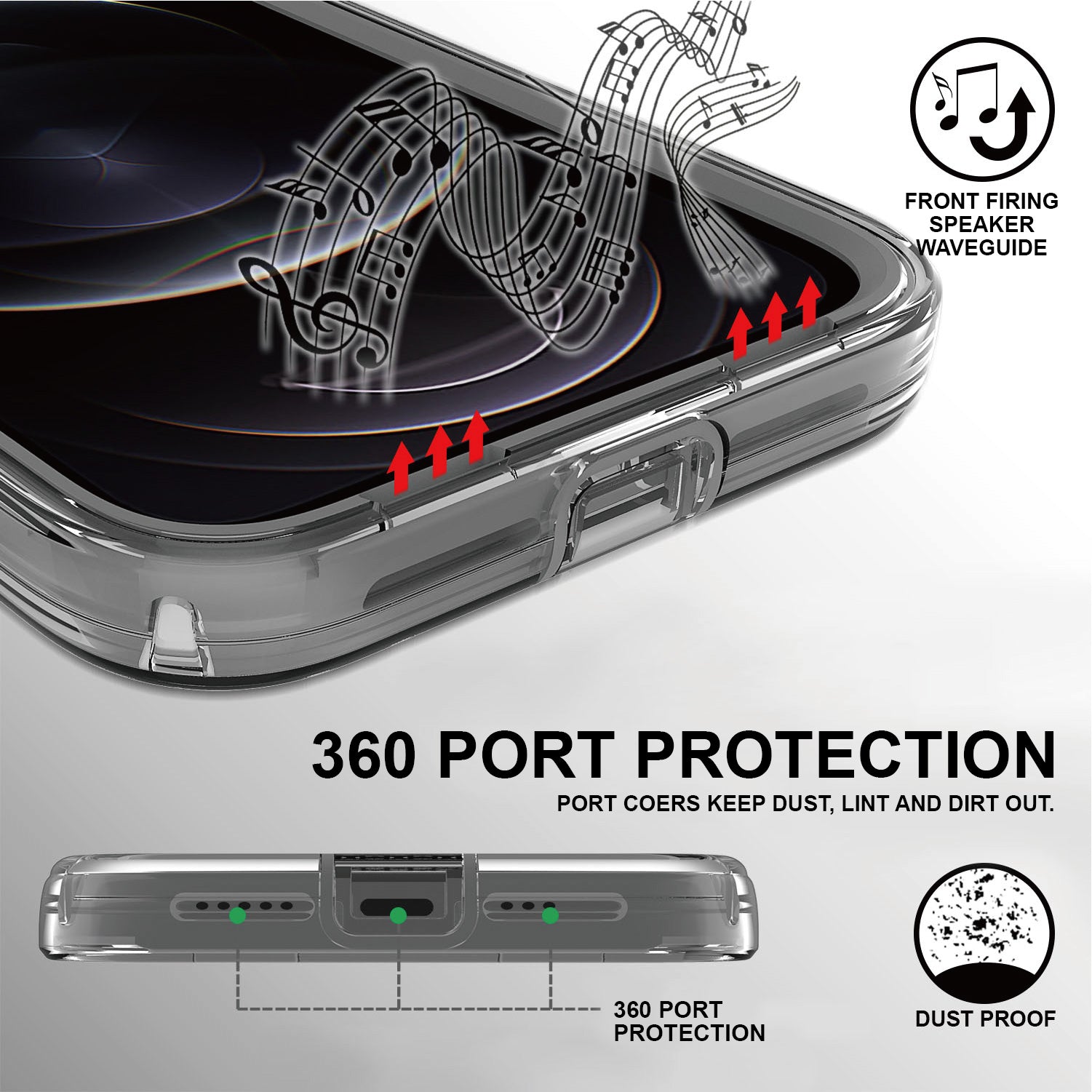 ZEOS Klarity-XT Clear Case for iPhone 13 Pro